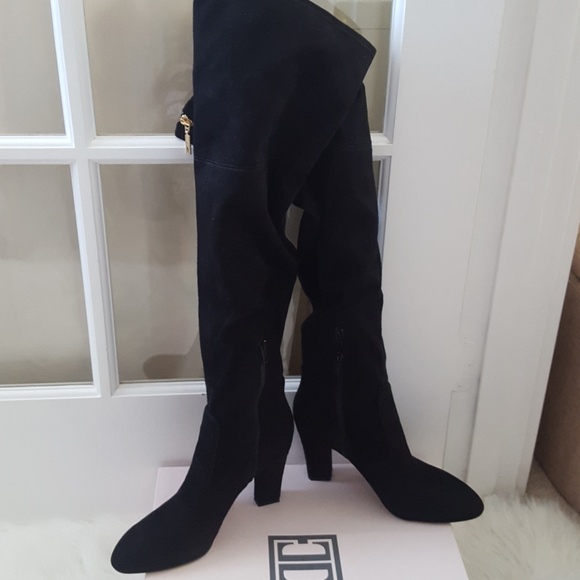 Last CHANCE. Serena Ivanka Trump boots, over-the-knee OTK 4" - Picture 2 of 8